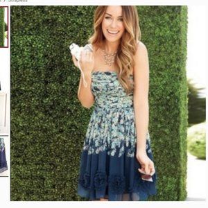 Lauren Conrad Strapless Floral Dress